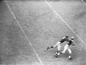 Football Uniform Prints: John Weiss Runs For Touchdown