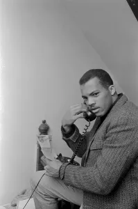 Telephoning Prints: John Wideman Receiving Congratulatory Phone Call