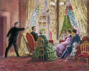 Murderer Prints: John Wilkes Booth Shoots President Lincoln