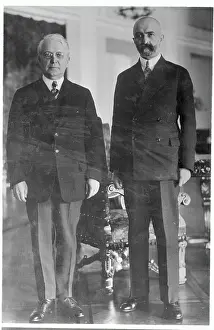 Warsaw Prints: John Willys Posing With Walery Slawek