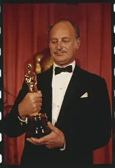John Woolf Holding His Oscar