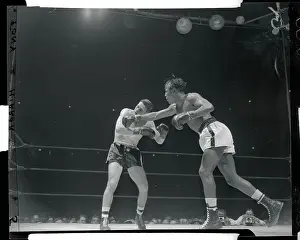 Johnny Bratton Punching Rocky Castellani