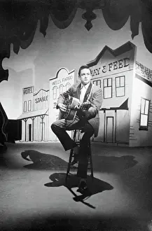 Johnny Cash with Guitar