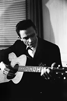 Folk Music Prints: Johnny Cash At The New York Folk Festival