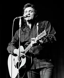 Johnny Cash Performing