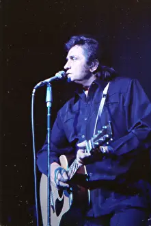 Johnny Cash Performing