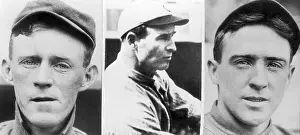Full Face Prints: Johnny Evers, Frank Chance and Joe Tinker