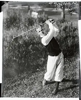 Johnny Goodman Playing Golf