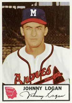 Arc0015952 Prints: Johnny Logan Baseball Card