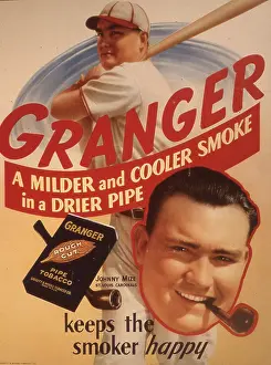Arc0006085 Prints: Johnny Mize Tobacco Sign
