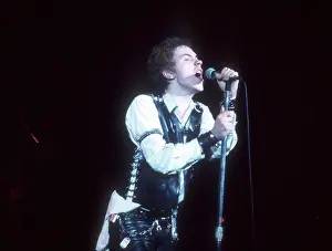 Johnny Rotten At Sex Pistols Last Concert