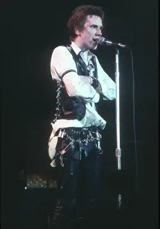 Johnny Rotten At Sex Pistols Last Concert