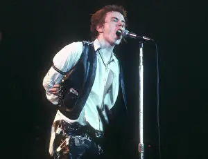 Johnny Rotten At Sex Pistols Last Concert