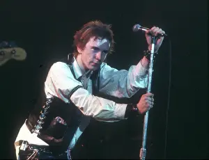 Johnny Rotten At Sex Pistols Last Concert