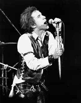 Johnny Rotten At Sex Pistols Last Concert