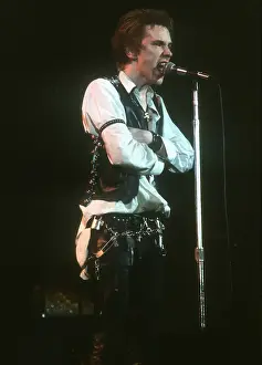 Johnny Rotten At Sex Pistols Last Concert
