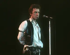 Johnny Rotten At Sex Pistols Last Concert