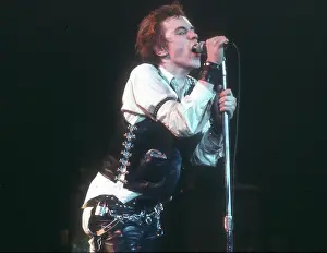 Johnny Rotten At Sex Pistols Last Concert