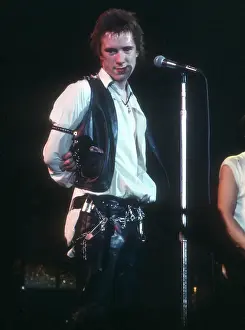 Johnny Rotten At Sex Pistols Last Concert
