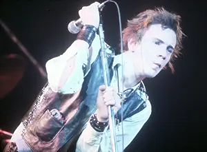 Johnny Rotten At Sex Pistols Last Concert