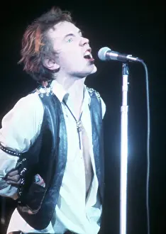 Johnny Rotten At Sex Pistols Last Concert