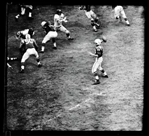 Johnny Unitas Playing in an NFL Championship Game