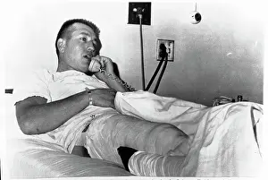 Johnny Unitas Recuperates After Surgery