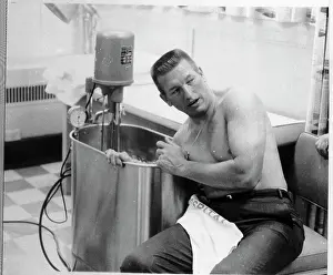 Johnny Unitas in Whirlpool Bath