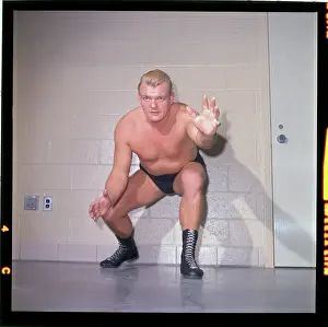 Johnny Valentine in Wrestling Position