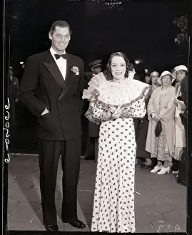 Premier Prints: Johnny Weismuller and Lupe Velez at Play Premiere