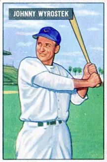 Arc0016622 Prints: Johnny Wyrostek Baseball Card