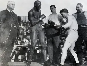 Referee Prints: Johnson-Flynn Bout