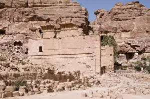 Jordan, Petra, Qasr al-Bint Temple
