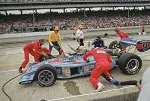 Huty32648 Prints: Jorgensen Eagle Pit Stop At Indianapolis 500, 1978