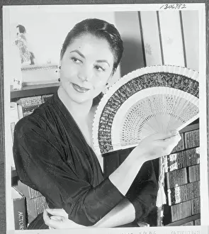 Josanne Mariani Posing With Fan