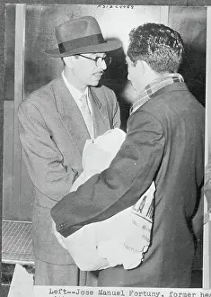 Jose Manuel Talking with a Man