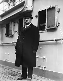 1910s Style Prints: Jose Santos Zelaya Standing Full-Length