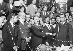 Candidate Prints: Jose Vasconcelos Taking Oath