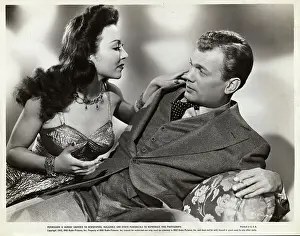 Joseph Cotten and Ruth Warwick in Movie Scene