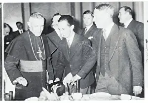 William E Prints: Joseph Goebbels with Dignitaries