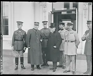 Joseph Joffre Leaving the White House