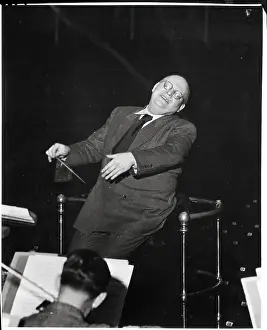 Conducting Prints: Joseph Krips In Expressive Pose