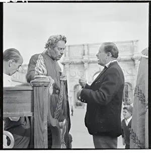Joseph L Prints: Joseph Mankiewicz Speaking with Rex Harrison
