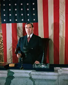 Joseph W Prints: Joseph Martin Banging his Gavel in House