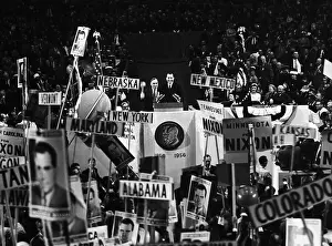 Rostrum Prints: Joseph Martin Introducing Nixon at GOP Convention