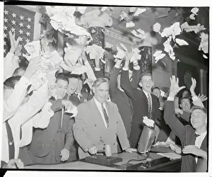 Joseph W Prints: Joseph Martin Surrounded by Celebrating Page Boys