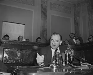 Joseph McCarthy Chairs the Senate Investigations Subcommittee