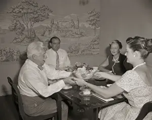 Dining Prints: Joseph McCarthy Dining with Friends