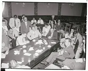Karl E Prints: Joseph McCarthy Meeting With Senate Subcommittee