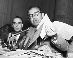 Congress Prints: Joseph McCarthy and Roy Cohn at the McCarthy Hearings